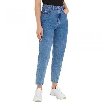 Pantalón Vaquero Tommy Jeans Mujer Mom Ultra Alta Tapered Azul