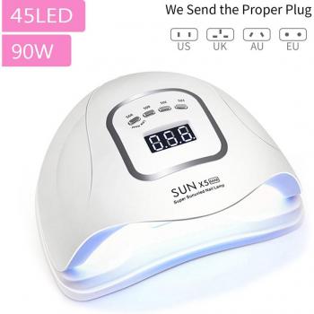 36W UV LED Nail Lamp with 57pcs Lamp beads Fast drying Motion Sensing
