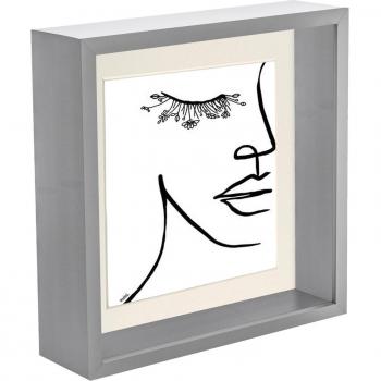 3D Deep Box Photo Frame 8 x 8 with 6 x 6 Mount