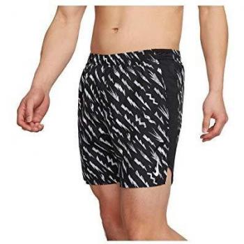 Nike Herren M Nk Chllgr Short 7in Bf Wr Pr kurz, Schwarz/Silber (Black/Black/Reflective SILV), L