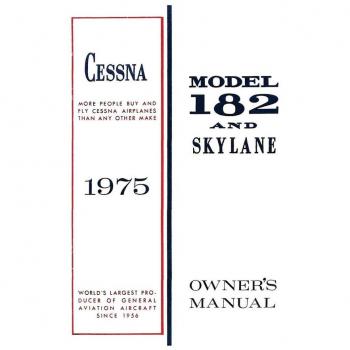 Cessna 1975 Model 182 and Skylane Owner's Manual