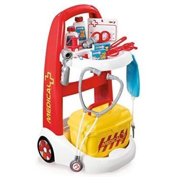 Chariot Médical Infirmière Smoby – Pack Jeu d’Imitation et Accessoires