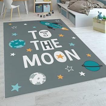 Tapis Enfant Motif Fusées 120x160