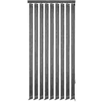 Weiße Stoffjalousien 120x180 cm vertikal