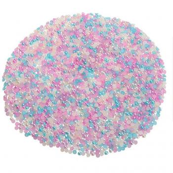 3000pcs 4mm Flat Back Half Round Pearls for DIY Projects