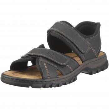 Rieker Herren Riemchensandale, Sommerschuh, Klettschuh