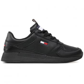 Tommy Jeans Herren Sneakers Flexi Runner EM0EM01080 Schwarz 45