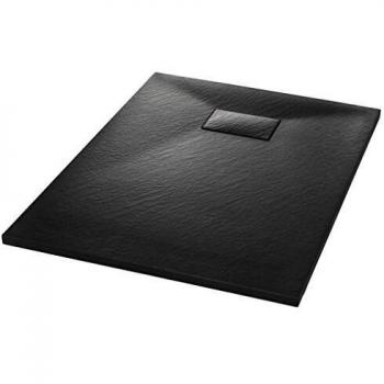 Shower Base Tray SMC Black 39.4x27.6