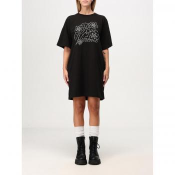 Overshirt in cotone KENZO con ricamo nero Taglia M