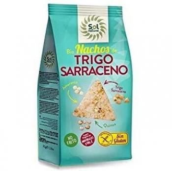 NACHOS TRIGO SARRACENO CON AMARANTO Y QUINOA BIO 80GR SOL NATURAL