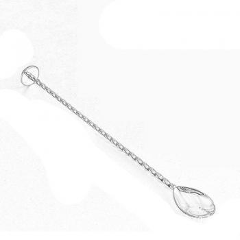 Cuillère à cocktail en acier inoxydable, tige d'agitation, 1 pièce
