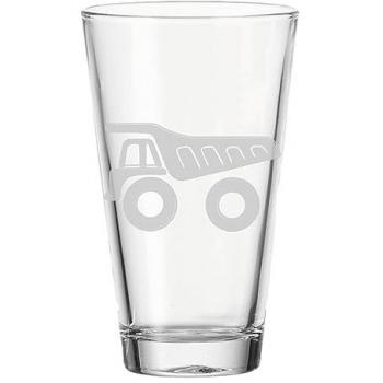 LUXENTU Kipper Trinkglas für Kinder 300 ml