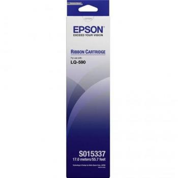 Epson SIDM Black Ribbon Cartridge for LQ-590 (C13S015337)
