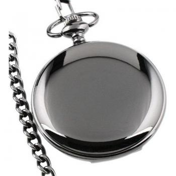Antique Style 4.5cm Silver Polish Quartz Pocket Watch for Men