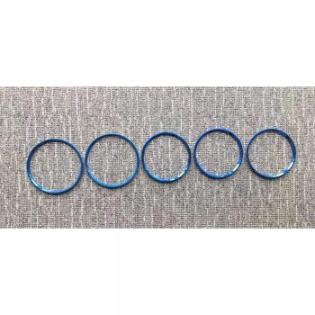 5 PCS AC Vent Ring Trim for Mercedes-Benz CLA GLA GLC Class W117 X156 AMG