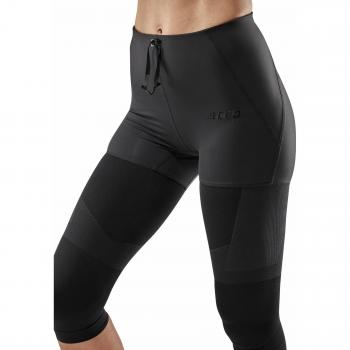 CEP Compression 3/4 Tights für Damen in Schwarz