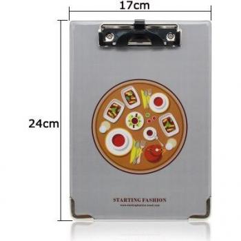 Carpeta de Clip A5 con Protección Metálica para Restaurantes