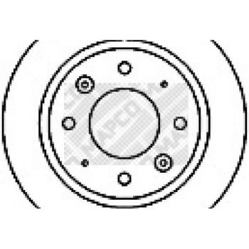 Disco freno MAPCO KIA 15575
