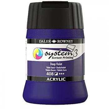 Encre de Système 3 Daler Rowney Violet Foncé – 250 ml (PV23/PW6)