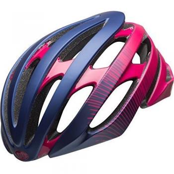 BELL Stratus Casco da Ciclismo Unisex-Adulto Rosso Opaco/Lucido/Nero Large