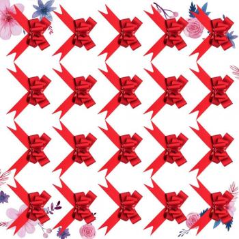 50Pcs 9cm Christmas Decorative Pull Bows