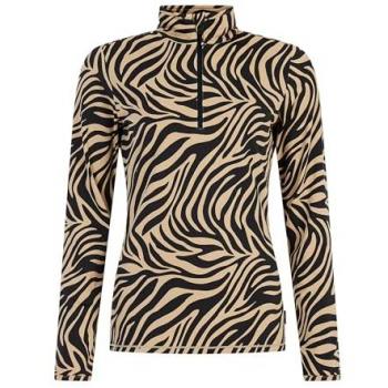 Protest Esher Women’s 1/4 Zip Fleece – Bamboo Beige XL