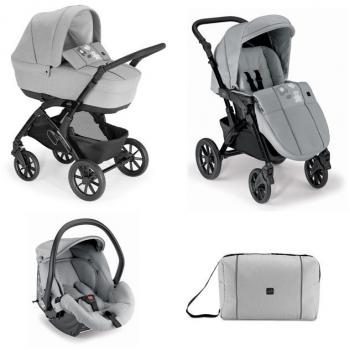 Trio Cam Dinamico Smart Grigio con Ricami Naturali