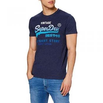 Camiseta Superdry VL Fade T-Shirt Store, Azul