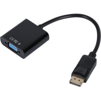 Cable convertidor DP‑VGA stock para laptop HDTV