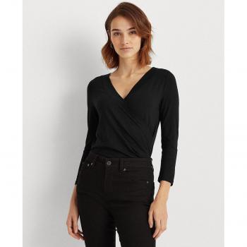Lauren Ralph Lauren Bluse 200824366001 Schwarz Slim Fit