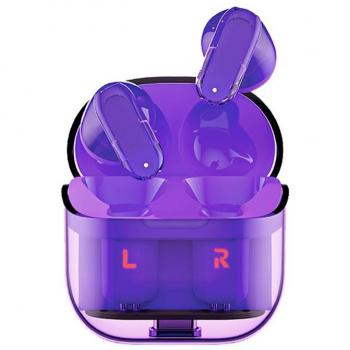 Auriculares Bluetooth Dual Pod Cool Crystal Violeta