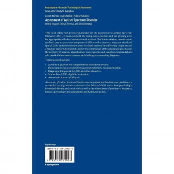 Assessment of Autism Spectrum Disorder