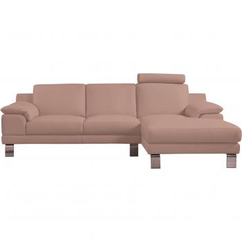 Ecksofa Shakira, hochwertiges Leder und modernes Design