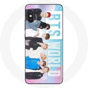 Funda Elegante BTS World con Lente Dual para Xiaomi Redmi Note 5