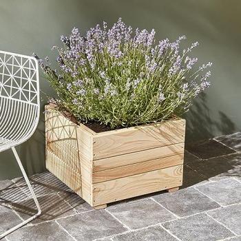 Cubo de Cultivo Meleza 40 cm, Color Beige
