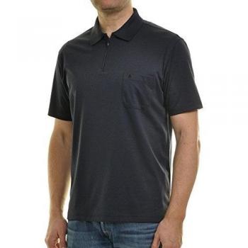 RAGMAN Kurzarm Poloshirt, Blau, XL