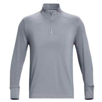Sweat à zip Under Armour Qualifier Gris