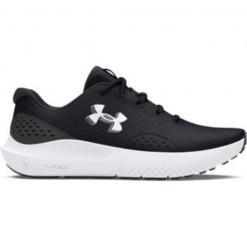 Under Armour Mens' Charged Surge 4 Running Shoes, Size: UK 9, Color: Black