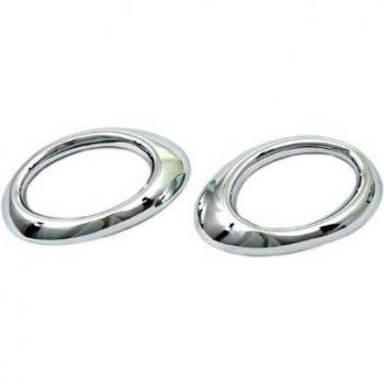 Chrome Front Fog Light Trim (Oval) for Mercedes Benz ML Class W164 2006-2008