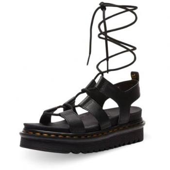 Sandales Nartilla noires Dr. Martens