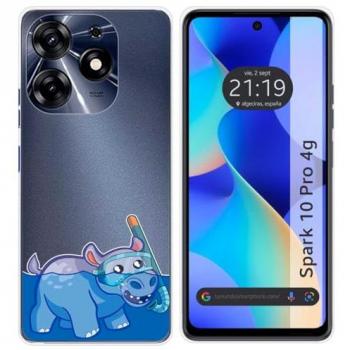 Funda Silicona Hipo para TECNO SPARK 10 Pro con Dibujos