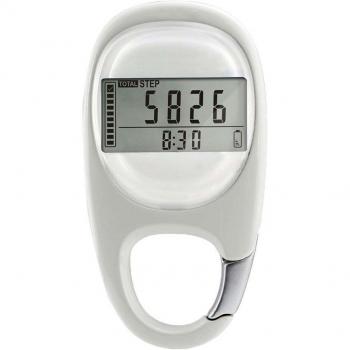 Compteur de pas portable avec mousqueton et suivi de la distance