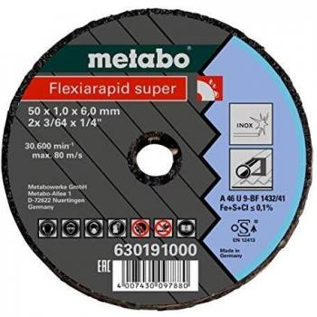 Disque Flexiarapid Super 76x2,0x6,0 inox par METABO