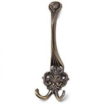 Classic 40‑Set Triple Hat Coat Hook, Retro Bathroom Wall Accessory