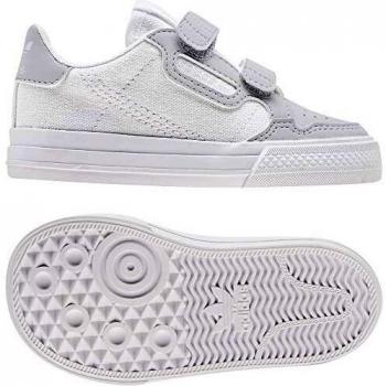 Adidas Continental Vulc CF I, Scarpe Sportive Unisex-Bambini, Bianco/Grigio