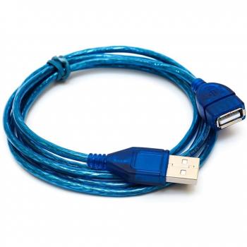 3M Anti-interference USB 2.0 Extension Cable Male to Female Data Sync Cord Blue