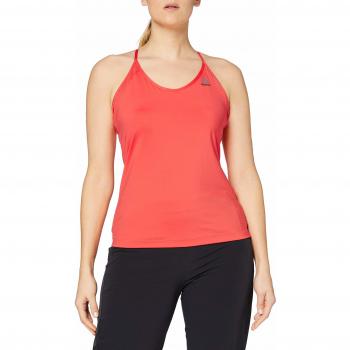 Camiseta Reebok Workout Ready Tri Back sin mangas Naranja XL