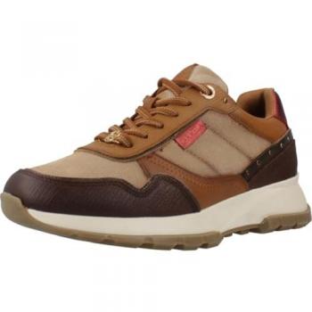 Baskets plat en cuir Carmela pour femme