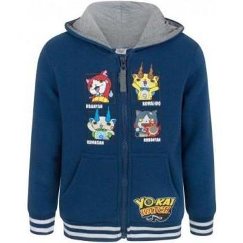 Blu Navy Felpa con Personaggi Yo‑Kai Watch per Ragazzi