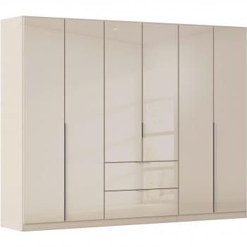 Rauch Schrank AGORDO mit Glasfront und Griff-Farben
